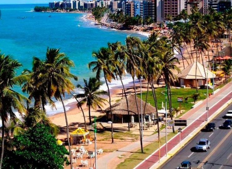 Apartament Flat with the sea view Maceió Zewnętrze zdjęcie